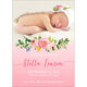 Rose Sprig Photo Birth Announcements Image 4 of 4